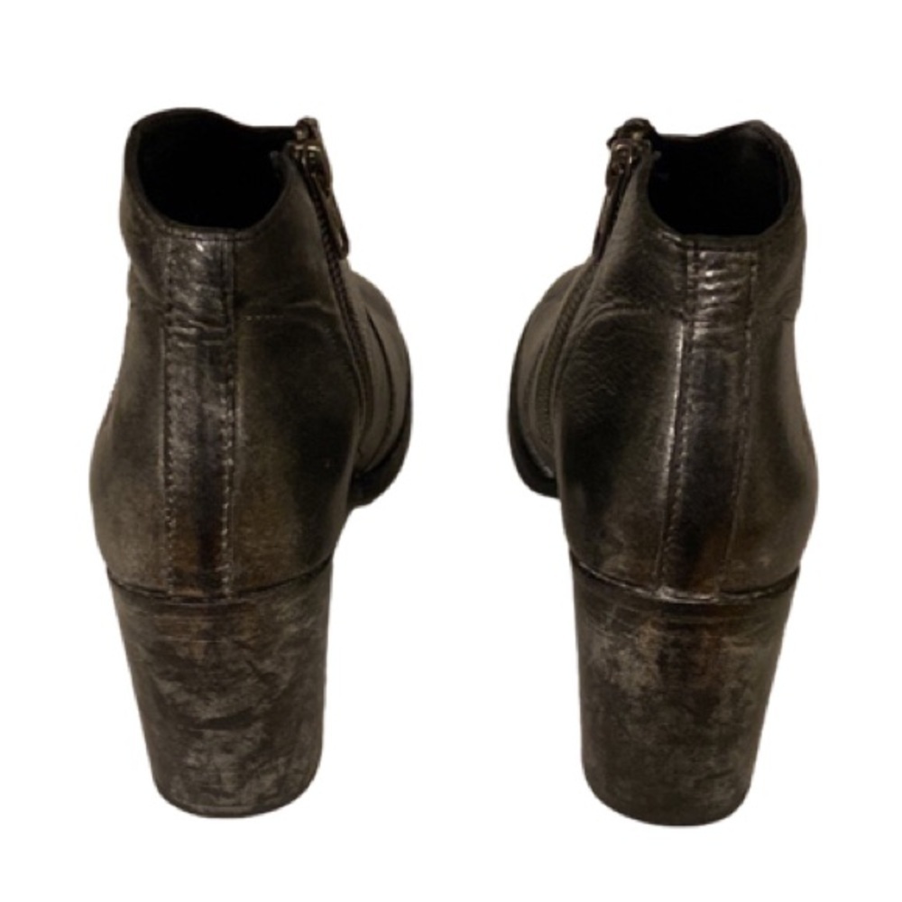 Frye Nora Ankle Boots Black Multi Metallic Silver Size 6.5 NWOB - Picture 5 of 16